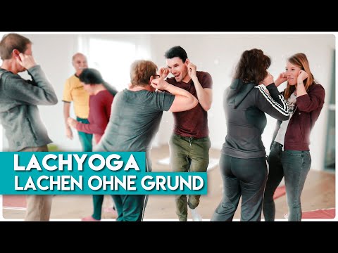 Glücksgefühle durch LACHYOGA - Wir lernen LACHEN ohne Grund | alexOmay