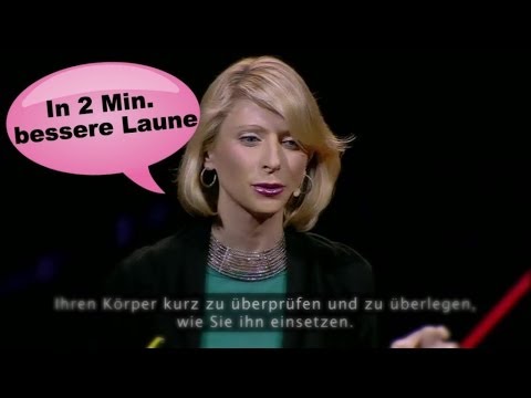 Wie du in 2 Minuten deine Stimmung änderst - Amy Cuddy zu Körpersprache im TED Talk