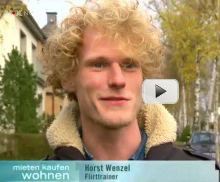 Flirttrainer Horst Wenzel im TV