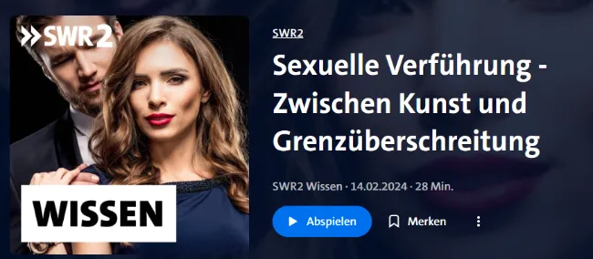 SWR2 Wissen hat uns begleitet: Reportage über unseren Flirt Kurs in Stuttgart
