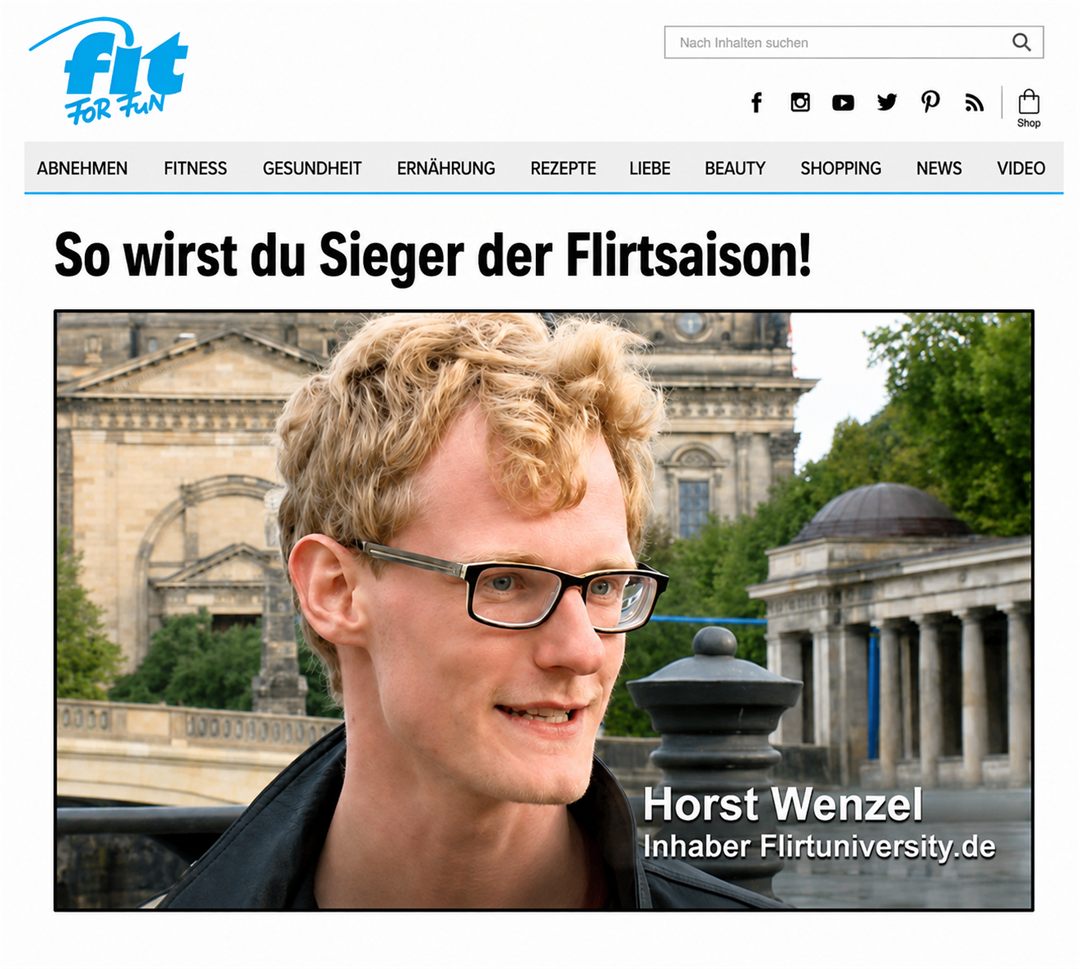 Horst Wenzel – bekannt aus TV und Presse, Flirtkurse und Seminare für Singles